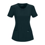 Cherokee Women's 3-Pocket Infinity Round Neck Scrubs Top - Personalization Available