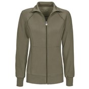 Cherokee Women's 2-Pocket Infinity Zip-Front Warm-Up Jacket