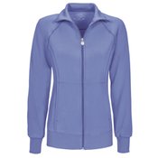 Cherokee Women's 2-Pocket Infinity Zip-Front Warm-Up Jacket