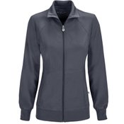 Cherokee Women's 2-Pocket Infinity Zip-Front Warm-Up Jacket
