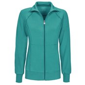 Cherokee Women's 2-Pocket Infinity Zip-Front Warm-Up Jacket