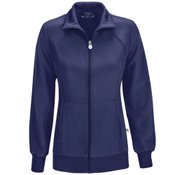 Cherokee Women's 2-Pocket Infinity Zip-Front Warm-Up Jacket