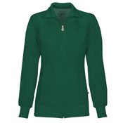 Cherokee Women's 2-Pocket Infinity Zip-Front Warm-Up Jacket