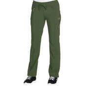 Cherokee Women's 4-Pocket Infinity Low-Rise Straight Leg Drawstring Scrubs Pants