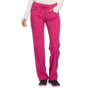 Cherokee Women's 4-Pocket Infinity Low-Rise Straight Leg Drawstring Scrubs Pants