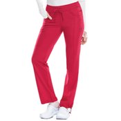 Cherokee Women's 4-Pocket Infinity Low-Rise Straight Leg Drawstring Scrubs Pants