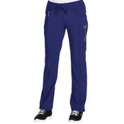Cherokee Women's 4-Pocket Infinity Low-Rise Straight Leg Drawstring Scrubs Pants