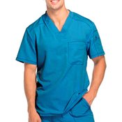 Dickies Men's 2-Pocket Dynamix V-Neck Scrubs Top - Personalization Available