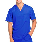 Dickies Men's 2-Pocket Dynamix V-Neck Scrubs Top - Personalization Available