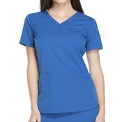 Dickies Women's 2-Pocket Dynamix V-Neck Scrubs Top - Personalization Available