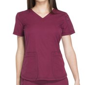 Dickies Women's 2-Pocket Dynamix V-Neck Scrubs Top - Personalization Available