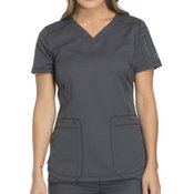 Dickies Women's 2-Pocket Dynamix V-Neck Scrubs Top - Personalization Available
