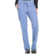 Dickies Women's 3-Pocket Dynamix Mid Rise Drawstring Scrubs Pants