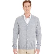 Harriton Men's Pilbloc&trade; V-Neck Button Cardigan Sweater