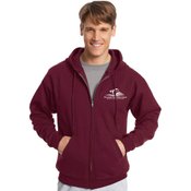 Hanes&reg; Ecosmart Adult Full-Zip Hooded Sweatshirt - Personalization Available