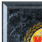 Math Award Black Marble Award Plaque