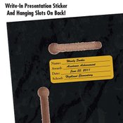 Math Award Black Marble Award Plaque