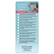 Emotional & Mental Wellness Checklist E-Z 2 Stick Glancer - Personalization Available