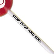 Halloween & Fire Safety Lollipops Stop, Drop and Roll
