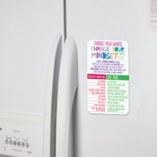 Change Your Words, Change Your Mindset Magnet