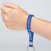 Stand Up For Children Silicone Key Tag Bracelet