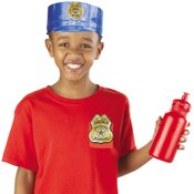 Gold Junior Officer Plastic Badge - Personalization Available