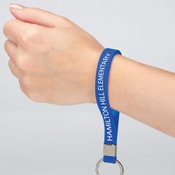 Silicone Key Tag Bracelet With Personalization