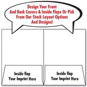 One Color Presentation Folder With Glossy Cover - Personalization Available