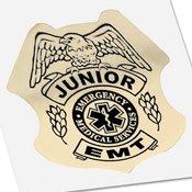 Junior EMT Gold-Foil Stickers-On-A-Roll