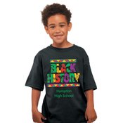 BH16:T-SHIRT (YTH/BLK) BLACK H