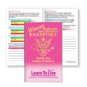 Women's Health Tests and Screenings Passport - One-Color Personalization Available