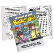 Be Smart, Be Safe, Buckle Up! Educational Activities Book - One-Color Personalization Available