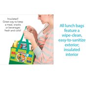 My Plate Eco-Friendly Laminated Insulated Lunch Bag With Personalization