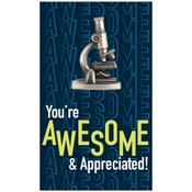 3-D Microscope Lapel Pin With Presentation Card