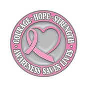 Awareness Saves Lives Lapel Pin With Presentation Card