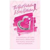 Live, Love, Hope Lapel Pin with Presentation Card