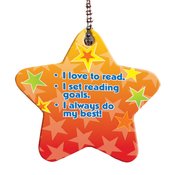 Star Reader Award Tag With 4" Chain