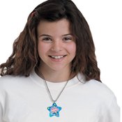 Star Student Star-Shaped Award Tag With 24" Chain