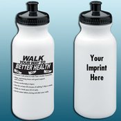 Walk Your Way To Better Health 20-Oz Water Bottle - Personalization Available