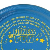 Fitness Is Fun 9" High Flyer Discs - Personalization Available