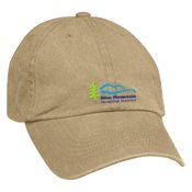 Washed Cotton Twill Cap - Embroidered Personalization Available