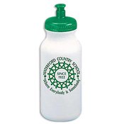 Sporty Squeeze Bottle 20 oz. (White) - One-Color Personalization Available