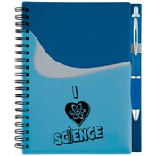 Wave Pocket Buddy Notebook &amp; Pen - Personalization Available