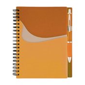 Wave Pocket Buddy Notebook &amp; Pen - Personalization Available
