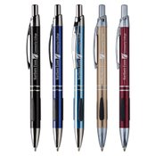 Silver Accents Vienna Pen With Laser Engraved Personalization