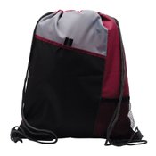 Drawstring Sportpack With Mesh Front Pocket &amp; Pull String Closure - Personalization Available