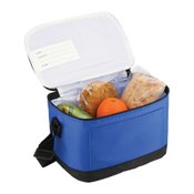 6-Pack Insulated Bag With Double Zipper Closure On Main Compartment - Personalization Available