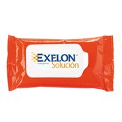 Resealable Antibacterial Wet Wipes Pouch - Personalization Available