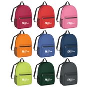 Budget Backpack With Front Zippered Pocket - Personalization Available