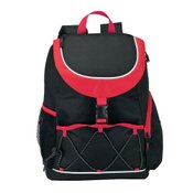 Backpack Cooler With Front Buckled Pocket & Adjustable Elastic Cord - Personalization Available